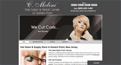 Desktop Screenshot of cmelinihairsalon.com